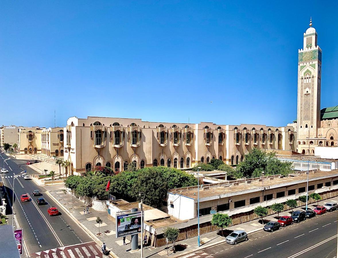 Sab 10 - Superb View Of The Hassan 2 Mosque. Comfortable Apartment In A Great Location. คาซาบลังกา ภายนอก รูปภาพ