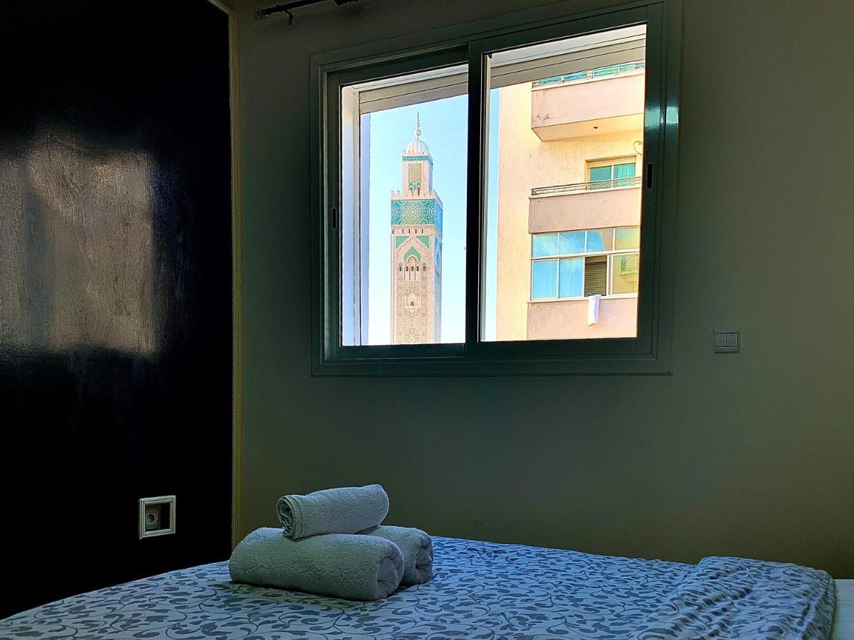 Sab 10 - Superb View Of The Hassan 2 Mosque. Comfortable Apartment In A Great Location. คาซาบลังกา ภายนอก รูปภาพ